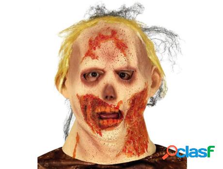 Máscara DISFRAZZES Zombie Ensangrentado Con Pelo