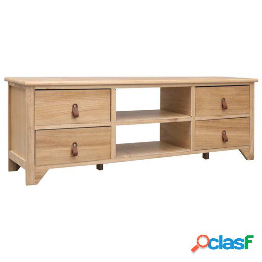 Mueble para TV de madera de Paulownia 115x30x40 cm