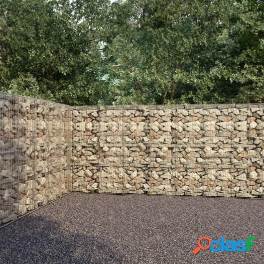 Muro de gaviones con cubiertas acero galvanizado 600x30x200