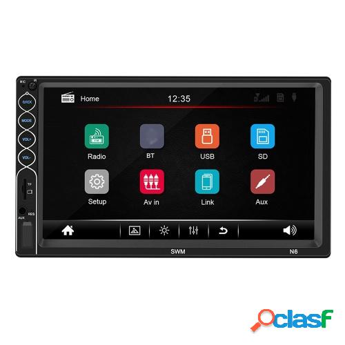 N6 7in multi-idioma coche BT MP5 jugador Auto pantalla