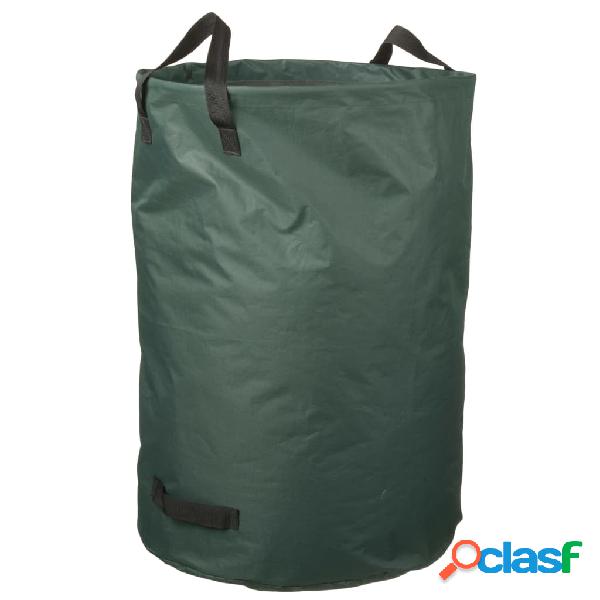 Nature Bolsa de basura para jardín redonda verde 240 L