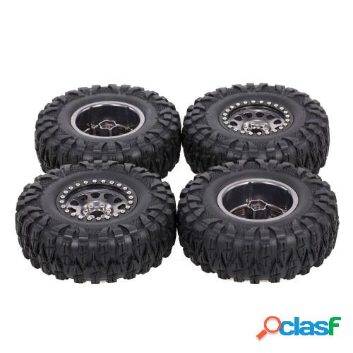 Neumáticos 4PCS 2.2IN Crawler RC con llanta de metal Ultra