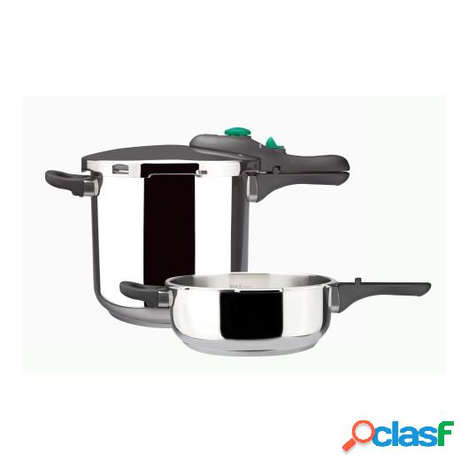 Olla Cocina Presion 03+06Lt Super Rapida Inox Dynamic Duo