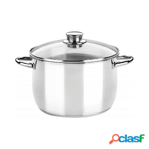 Olla Monix Óptima M453126/ Ø26cm/ 8L/ Acero Inoxidable