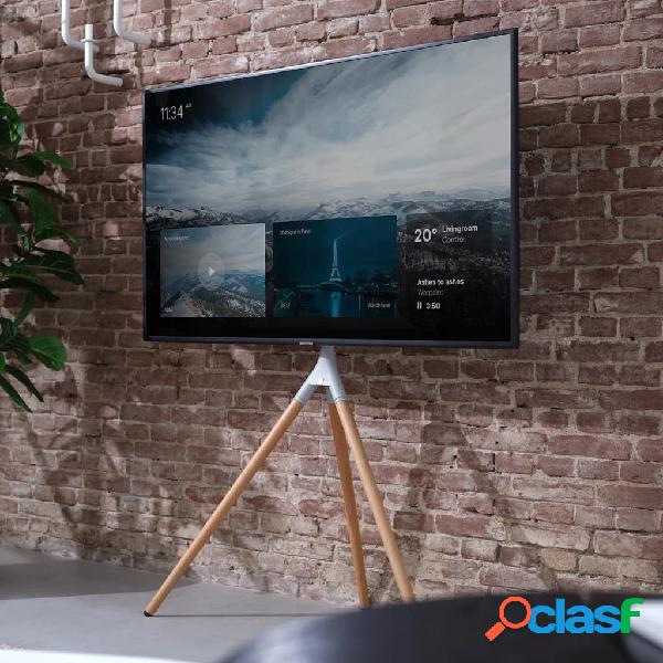 One For All Soporte para TV con trípode 32"- 65" marrón