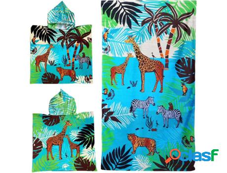 Pack Infantil LE COMPTOIR DE LA PLAGE "Savana" Un Poncho y