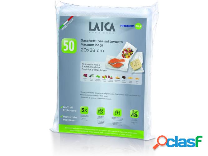 Pack de 50 bolsas para Envasado al Vacío LAICA VT3504