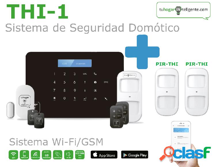 Pack de Alarma SIN cuotas Domótica THI-1 (WiFi + GSM) + 2