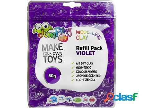 Paquete de Recarga JUMPINGCLAY Violeta (50gr)