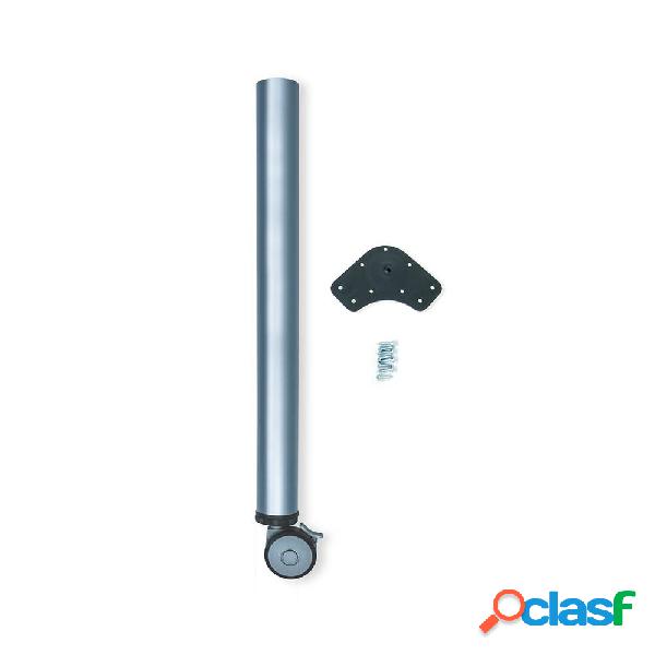 Pata para mesa D. 60 mm rueda con freno regulables 735-755