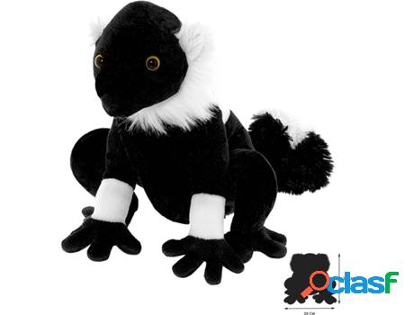 Peluche WILD PLANET Lémur Negro (30 x 20 x 20 cm -