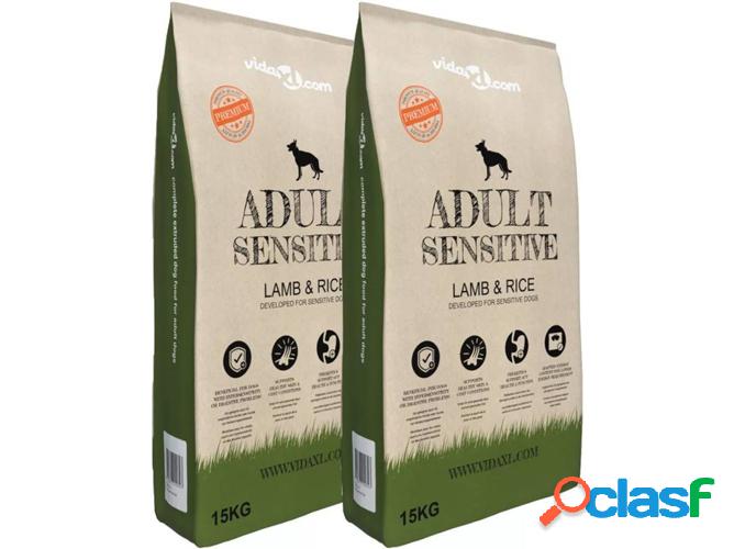 Piensos para Perros VIDAXL Animales Sensibles (2 Un - 30Kg -
