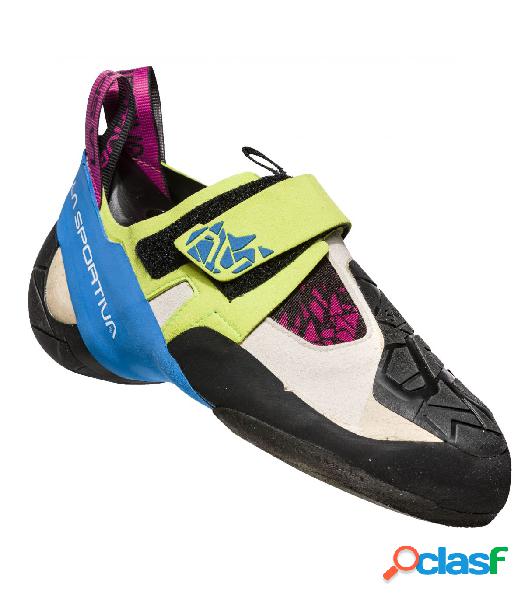 Pies de gato La Sportiva Skwama mujer Apple Green-Cobalt