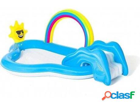 Piscina HOGAR Y MÁS Con Tobogan Arcoiri (pvc)
