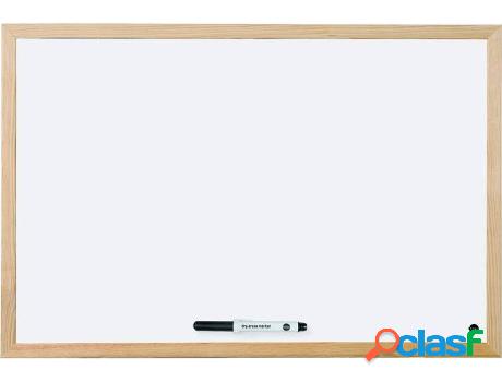 Pizarra BI-OFFICE Basic (40 x 30 cm - Roble - Magnético: