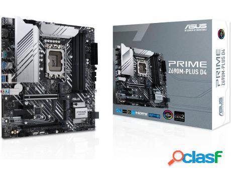 Placa Base ASUS Prime Z690M-Plus D4 (Socket LGA 1700 - Intel