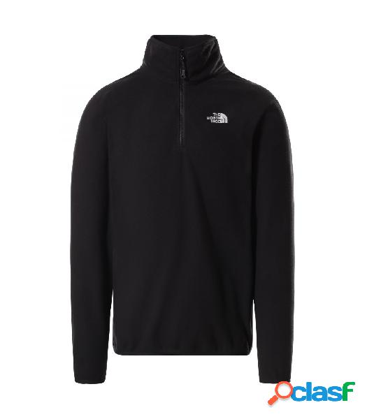 Polar The North Face M 100 Glacier 1/4 Zip Hombre Negro XL