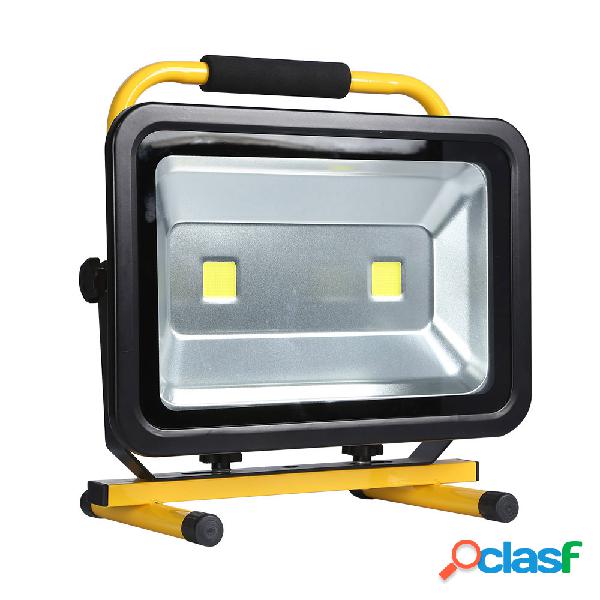Proyector led 100w con batería recargable blanco neutro