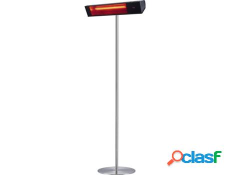 Radiador Infrarrojos SINED CALDO VETRO NERO PIEDISTALLO