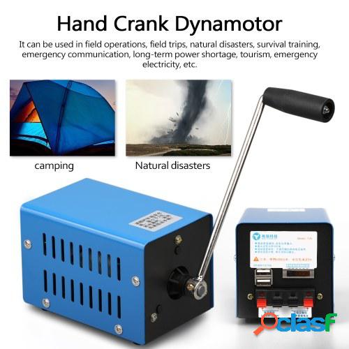 Recargador de alta potencia Dinamotor de manivela manual de