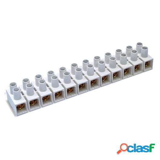 Regleta Electricidad 177X31X28-35Mm Conexion Famat Blanco