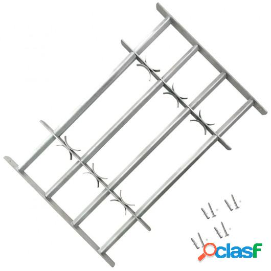 Reja de seguridad ajustable cuatro travesaños ventanas