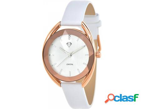 Reloj SC_CRYSTAL Cristales (bañado a rodio - Blanco)