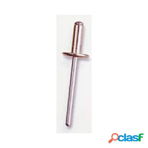 Remache fijación cabeza ancha 4,8X21Mm aluminio Minicaja