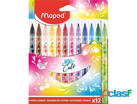 Rotuladores MAPED Cx Mini Cute (12 Unidades)