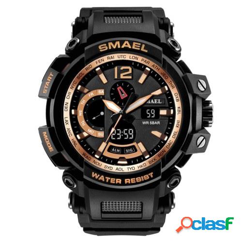 SMAEL 1702 Fashionable Men Quartz Digital Wristwatch