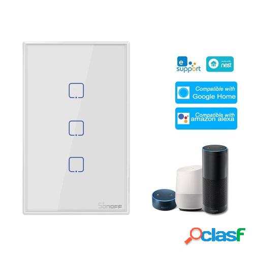 SONOFF T0US3C-TX Interruptor de luz de pared WiFi