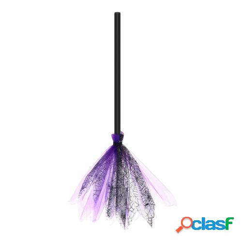 Scary Halloween Witch Broom Espeluznante escoba de bruja de