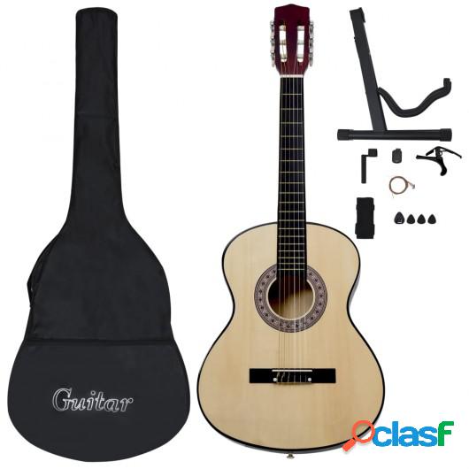 Set de guitarra clásica para principiante 12 pzas 4/4 39"