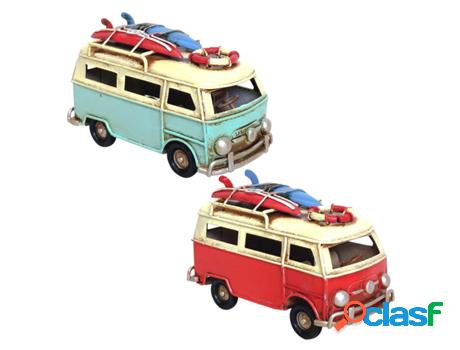 Signes Grimalt - Figura Coche Camper Playa 2 Unidades Rojo