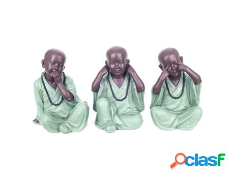 Signes Grimalt - Figura monje no ve-oye-habla 3 Unidades