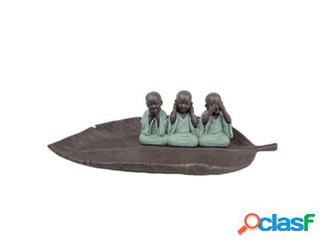 Signes Grimalt - Figura monje no ve-oye-habla Verde de
