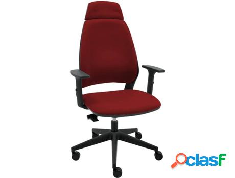 Silla de Escritorio Operativa LA SILLA DE CLAUDIA 4U Rojo