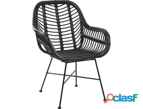 Sillas Canora (Negro - Mimbre Sintético -51x64x89 cm)