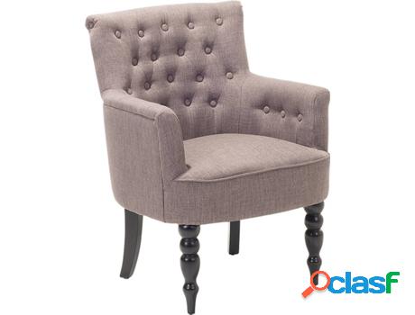 Sillón BELIANI Alesund (Beije - Poliéster -36x59x85 cm)