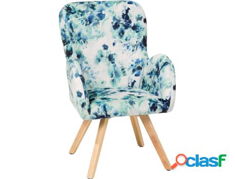 Sillón Bjarn (Azul - Poliéster -55x60x90 cm)