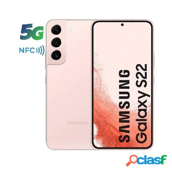 Smartphone Samsung Galaxy S22 8GB/ 256GB/ 6.1'/ 5G/ Rosa