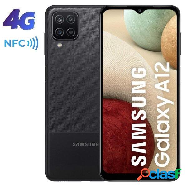 Smartphone samsung galaxy a12 4gb/ 128gb/ 6.5'/ negro