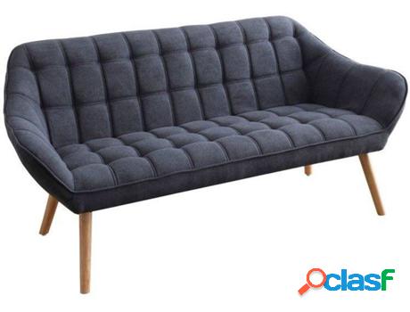 Sofá ADEC Gris 3 Plazas (Gris - Tejido - 175 x 77 x 75 cm)
