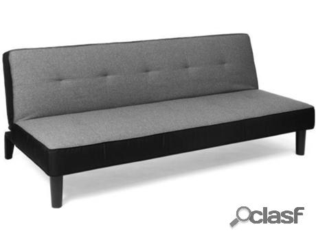 Sofás Cama JSHOME Gris-negro (Madera - 180 x 94 x 77 cm)