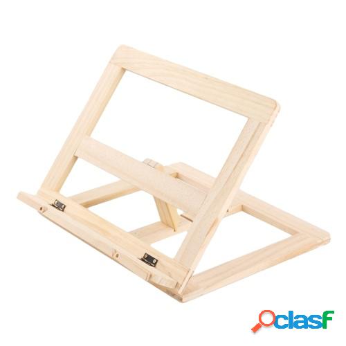 Soporte de libro de madera de escritorio 4 niveles Bandeja