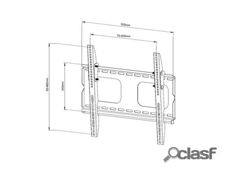 Soporte de pared fijo para TV 23" - 55"