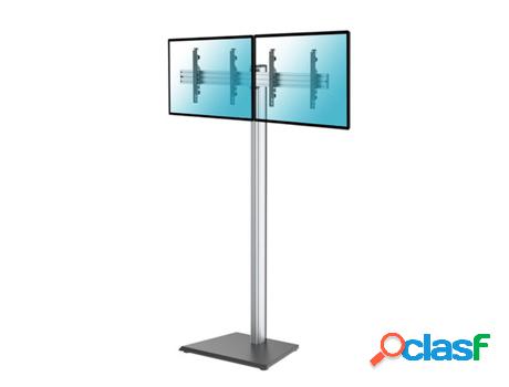 Soporte de suelo para 2 TV 43"-49", Altura 240 cm