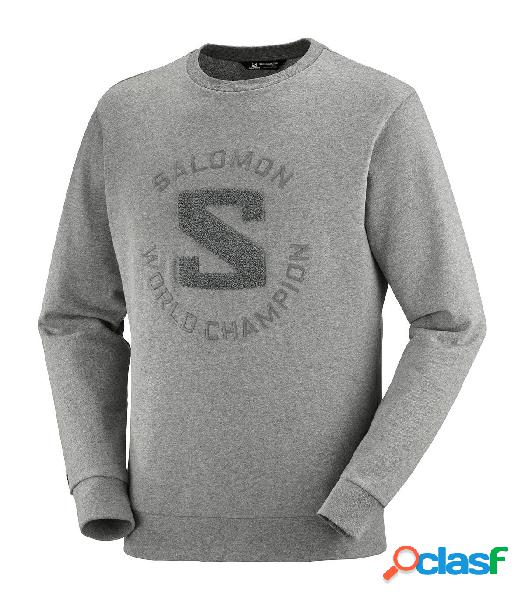 Sudadera Salomon Outlife Crewneck Sweat Mid Grey XL