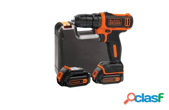 Taladro Bateria Black & Decker 10,8 V 2 Baterias 1.5 Ah