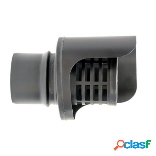 Terminal Estufa Pellet Horiz Ø80Mm A/Esm/Vitr. Ne